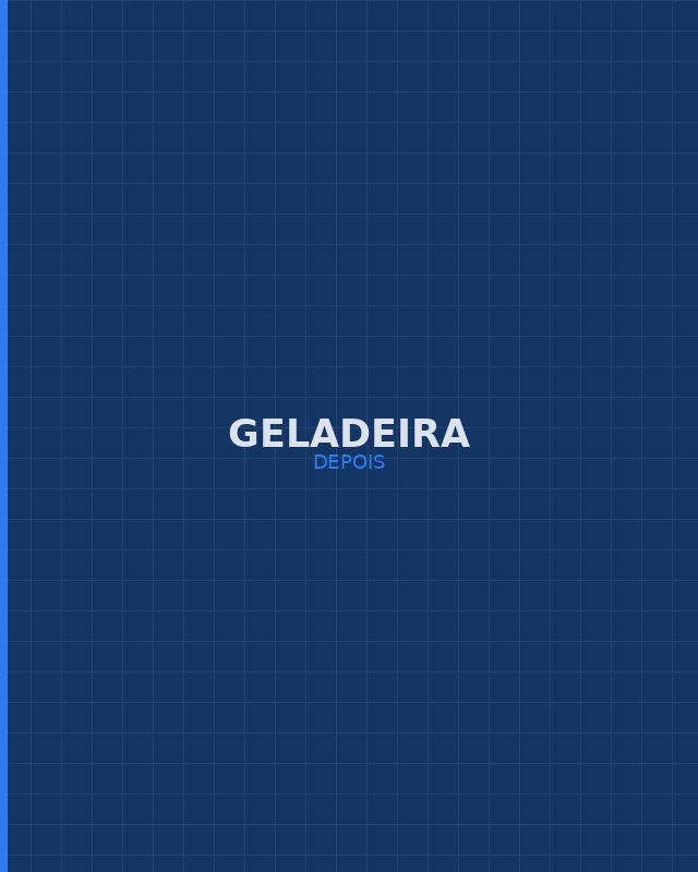 Geladeira depois do reparo
