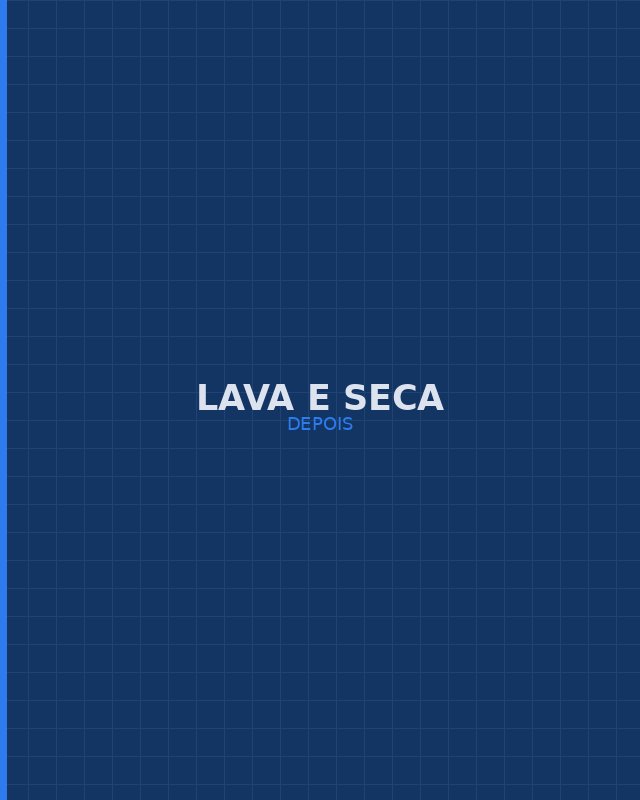Máquina de lavar depois do reparo